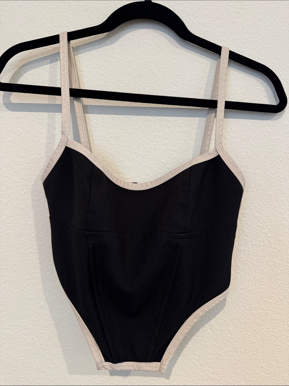 White Fox Boutique Black cropped top